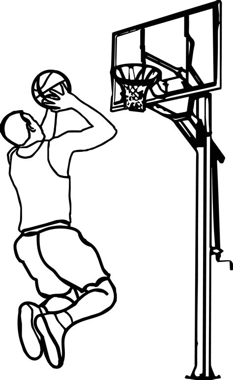Free Printable Basketball Coloring Sheets